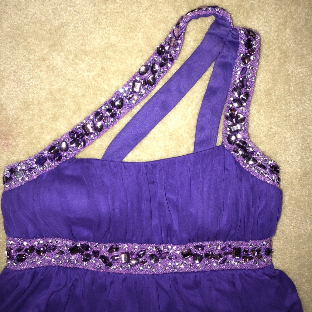 Short Purple Homecoming/Prom dress